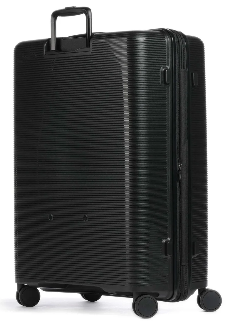 إيكولاك حقيبة ترولي كابينة فورزا 75 سم قابلة للتوسيع بعجلات مزدوجة - أسود